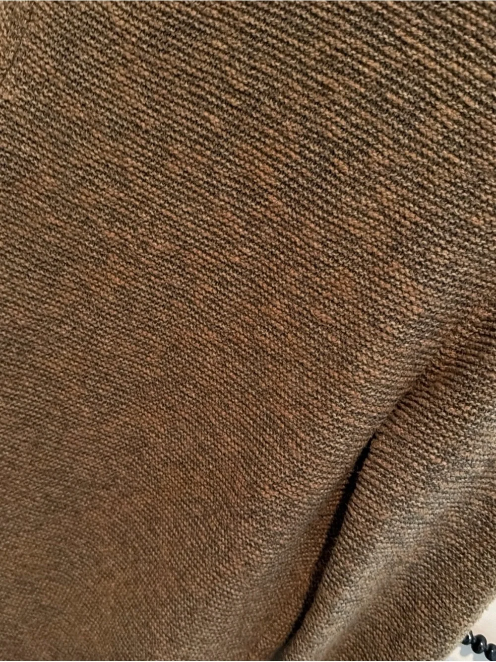 Roots Canada Long Cardigan Sweater Extra Small Heather Brown Rustic Cotton